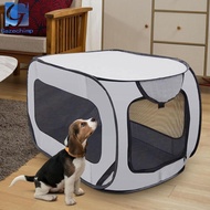 [Gazechimp] Portable Dog Playpen Foldable Cat Dog Carrier Crate with Ventilation Dog Kennel Pet Trav