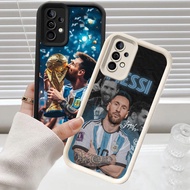 CH6 Messi Soft Casing for Samsung S21 S24 FE A55 M15 S25 Ultra 5G Protective Case