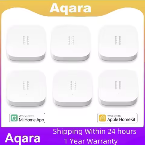 Aqara Smart Vibration Sensor Zigbee Motion Shock Sensor Detection Alarm Monitor Built In Gyro For Xi