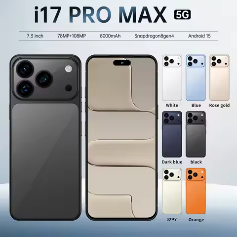 NEW original 2026 HOT i17 Pro Max intelligent 5G dual card dual standby Android 14 system global ver