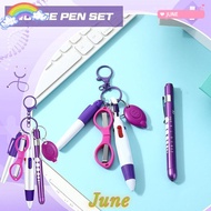 JUNE1 Nurse Badge Set, Retractable Portable Nurse Pen Pack, Keychain Lanyard Nurse Badge Clip