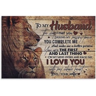 to My Husband Poster Canvas Wall Art Decoration Prints for Living Room Home Bedroom Decor Painting12