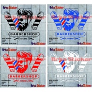 BARBERSHOP STICKER WALL STICKER SIZE 60CM