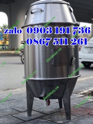 Lu quay gà vịt bắc kinh inox nướng than