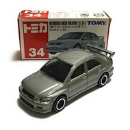 Tomica No.34 Mitsubishi Lancer Evolution VII GT-A Red box Logo blue text Made in China [Direct from Japan]
