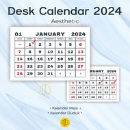 2024 SIMPLE DESK CALENDAR/2024 SIMPLE Sitting CALENDAR/AESTHETIC DESK CALENDAR/2024 BLACK BOLD AESTHETIC DESK CALENDAR/2024 DESK CALENDAR