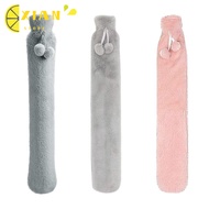 XIANS Hot Water Bottle Long, Foot Hand Long Hot Water Bottles Bag, warmer Removable Cover Extra Long Waist Hot Water Bottle