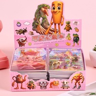 1pcs Italian Brainrot Cute Stickers Creative Dress Up Sticker Book Children's DIY Account Sticker Pa
