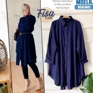 Terjangkau Fisa Tunik Katun Rayon Busui Baju Atasan Wanita Baju Tunik