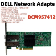 YR0VV Dell Broadcom 57412 Dual Port 10GB SFP+ Network Adapter