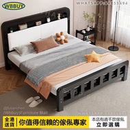 (Wbbuy)鐵架床 單人床 雙人床 鐵床 宿舍床 加粗加厚床架 床墊 床褥 雙人床 包送貨