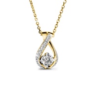 Jubilee Diamond - Droplette Pendant Necklace with Chain