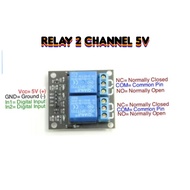 2 channel 5v relay module