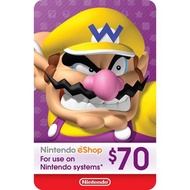 Nintendo eshop prepaid card $70 (US)