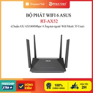 Asus RT-AX52 wifi 6 transmitter (AX standard/ AX1800Mbps/ 4 external antennas/ Wifi Mesh/ 35 Users)