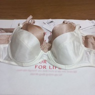Bra D179 WHP. bra with thin foam underwire made from cotton Size A75, B75, A80, B80