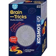 KOSMOS 654252 Fun Science Brain Tricks, Amazing Experiments with Optical Illusions and Illusions, Including 3D Glasses, Sphericon, Slate Space, Experiment Set for Children from 8 - 12 Years
