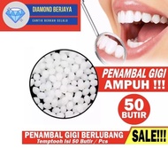 Temptooth Gigi Palsu ISI 50 BUTIR - Penambal Gigi Berlubang