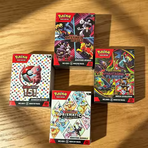 NEW STOCK Pokémon English Mega Evolution Ascended Heroes Scarlet Violet 151 Booster Bundle ME03 Trai