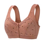 *46BC* Wireless Bra Butang Depan Bra Wanita Bra Plus Size Full Cup Tanpa Wayar Besi Bra Murah Cotton
