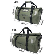 Motorcycle Waterproof Tail Bag Travel Outdoor Dry Luggage Roll Pack Bag 40L/66L Motorbike Luggage Ba