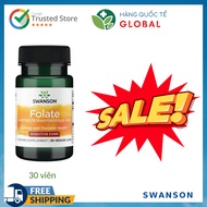 (DATE 06/2026) [Global] SWANSON FOLATE, 30 tablets, Nutritional supplement support for women