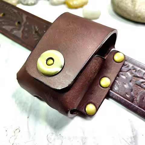 Bluetooth Earphone Case Leather Sheath Waist Bag for Apple Airpods SONY LinkBuds S Samsung Buds2 PRO