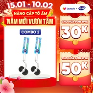 Combo 2 Cây Chà Bồn Cầu MyJae Cọ Chà Toilet  Loại  2 Đầu Tròn Kháng Khuẩn 45cm