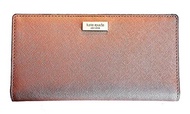 Kate Spade New York Laurel Way Stacy Saffiano Leather Wallet Rosegold