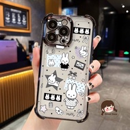 Ins Style Bunny Phone Case For Moto G96 G86 G84 G72 G60 G60S G56 G54 G52 G40 Fusion Edge 70 60 50 Fu