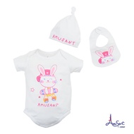 เซ็ตบอดี้สูทเด็กอ่อน Amusant by Enfant ไซซ์ 3-6 เดือน