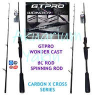 4077 GTPRO WONDER CAST CARBON SPINNING BC CASTING FISHING ROD X CROSS SERIES