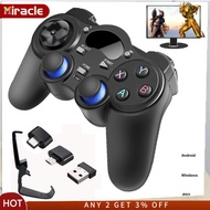 MIRACLE 2.4G Gamepad Joystick Wireless Controller for PS3 Android Smart Phone TV Box Laptop Tablet PC