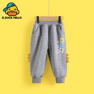 G.DUCK HELLO | กางเกงเด็กอุ่นสบายพร้อมซับในฟลีซ