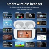 A9 Pro ANC Wireless Bluetooth Earphones with Touch Screen Display, Gaming Noise Cancelling Headphone