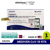 Mediven Prodetect Saliva Covid-19 Antigen Rapid Test Kit - Fast Home self Ag-RTK(Made in 🇲🇾 )