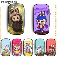 ROSEGOODS1 Labubu Pencil Bag, Cute Cartoon Large Capacity Pencil Cases, Stationery Bag for Labubu