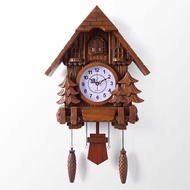 ST-🚤Cuckoo Wall Clock German Craft Fashion Sweet Bell Eight Days Mechanical Wall Clock Clock Living Room Wall Clock WFA4