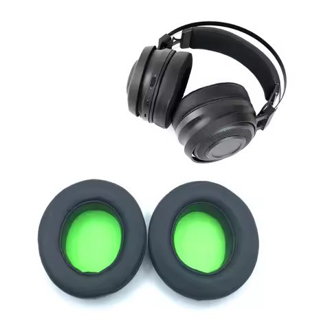 2Pcs Earmuff Ear Cushion Pads Pillow Cover for Razer Kraken TE / Kraken Kitty Editio Kraken Ultimate