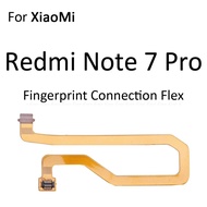 ตัวเชื่อมต่อเครื่องสแกนลายนิ้วมือระบบสัมผัส ID สำหรับ Xiaomi Redmi Note 7 Pro ลับบ้านปุ่มกดสำหรับซ่อมกุญแจ
