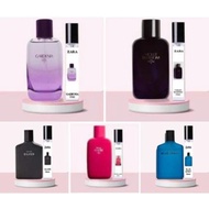 MẪU THỬ ZARA NAM NỮ 10ML (CHIẾT)  FEMMEWONDERTUBEROSE SILVER GOLD SEOUL PINK FLAMBE VIOLET ORCHID GA