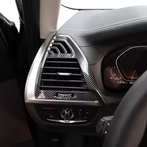 Auto Parts For BMW X3 X3M G01 X4 X4M G02 M Sport ABS Carbon Fiber Decorative Cover Outlet Front Air 