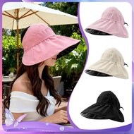 Foldable Anti-UV Visor Hat Women's Anti-UV Hat Foldable Sun Visor Hat Women's Anti-UV Beach Hat UV P