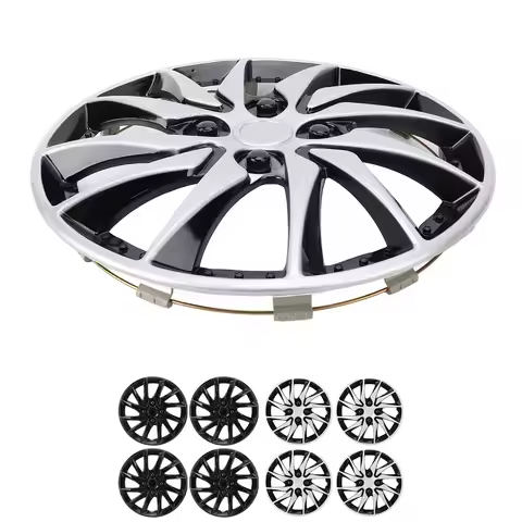 14in Hubcap Wheel Cover Stylish Look Scratch Proof Protective Wheel Rim Cover Replacement for Wheel 