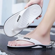 Men's Flip Flop Outdoor Summer New Korean Style Male Beach Shoes Fashion Casual Anti-slip PVC Man Sl
