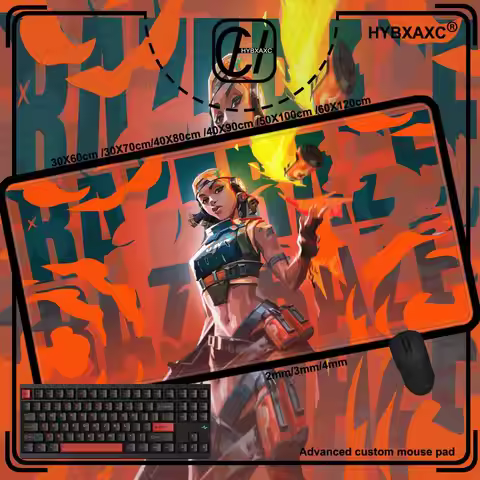 VALORANT Raze Large Gaming Mouse Pad Computer Mousepad PC Gamer Mouse Mat Laptop Mausepad XXL Mouse 