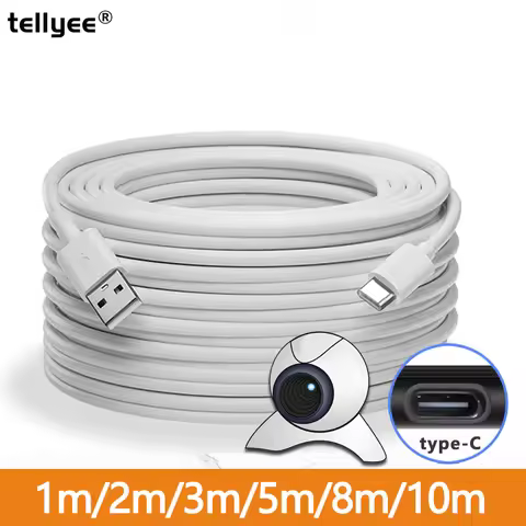 USB C Extra Long Data Cable 1M 2M 3M 5M 8M 10M Type-C Port Extra Long Charger Cable for iPhone 15 Sa