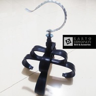 GANTUNGAN Magpie stone disc cenlung hanger bird cage crown bird cage accessories