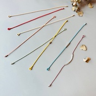 多色四股編手繩 l 幸運繩 l 極細編織手繩 l 閨蜜手鏈