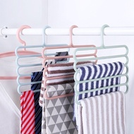 GANTUNGAN Ninetyseven 5-tier Clothes Hanger/Magic Hanger 5-Layer Towel Hijab Pants/Plastic Wardrobe Saves Space